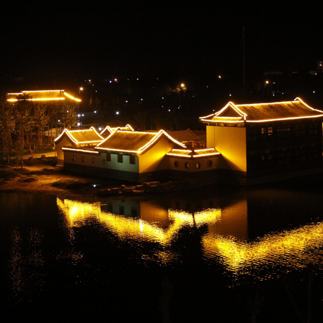 河間瀛海園照明亮化工程